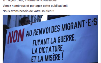 Vols spéciaux pour le Soudan: manif de ce soir à 17h à Lausanne !