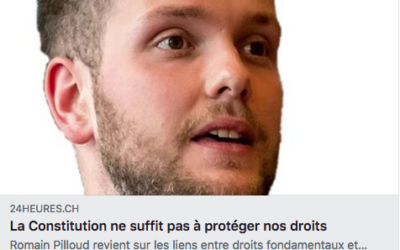 « La Constitution ne suffit pas à protéger nos droits »
